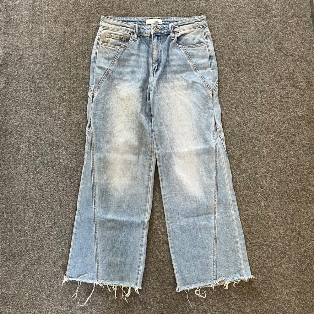 Velvet Wide Leg Cropped‎ Jeans 28